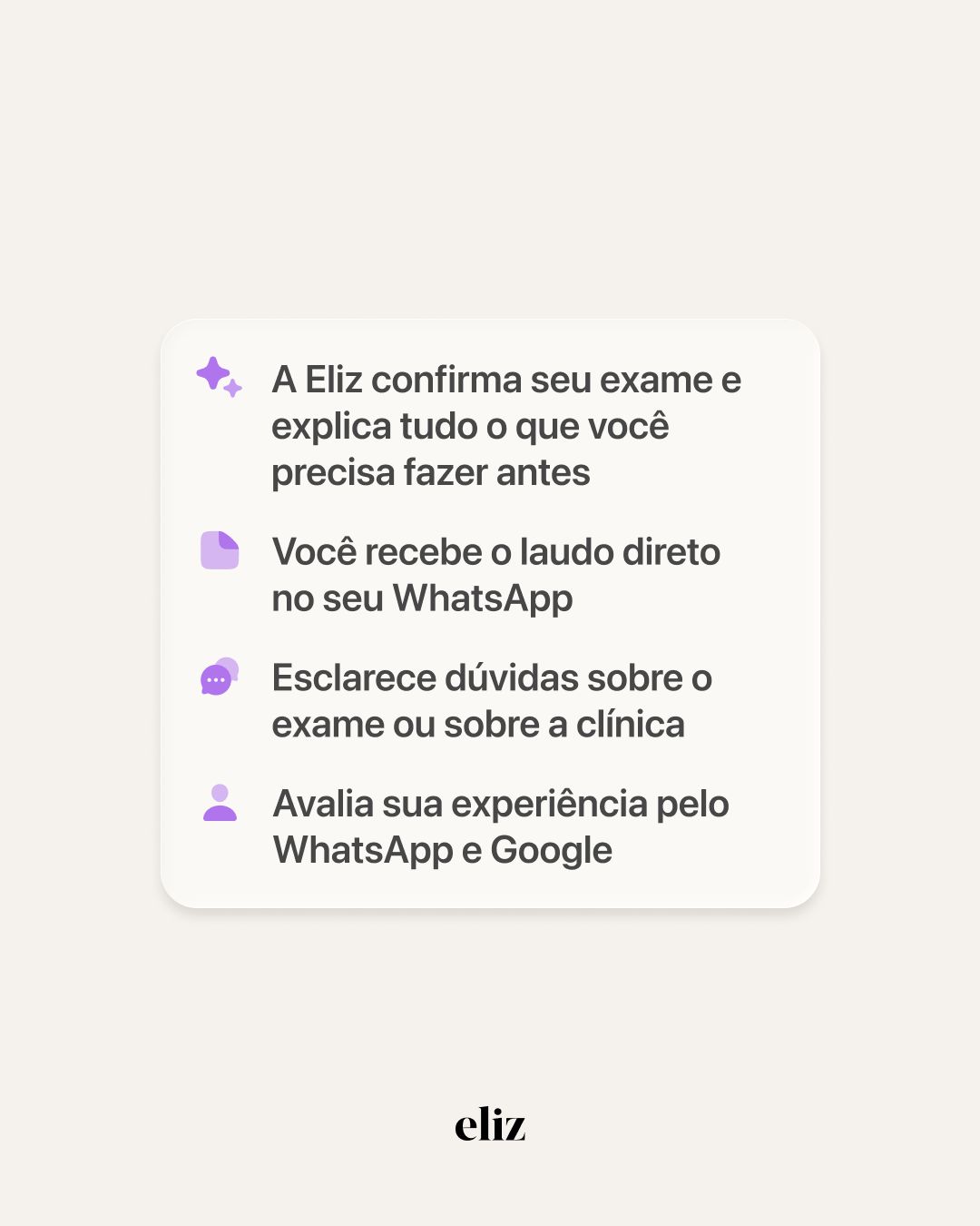 Exames no WhatsApp